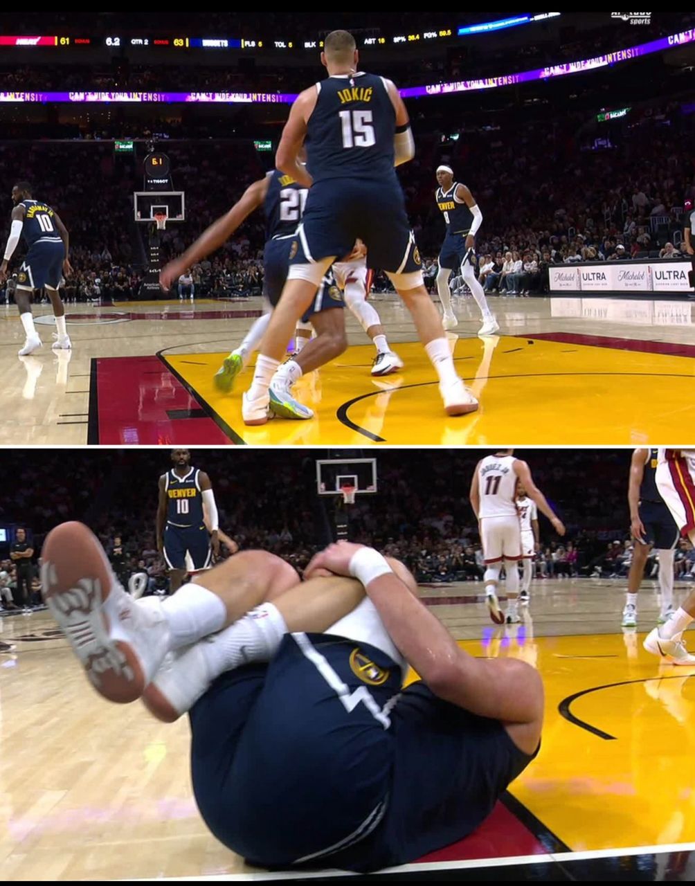 Prayers Up as Nikola Jokic goes down Injured