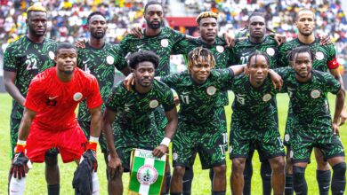 Nigeria finish 2025 38th in FIFA Rankings