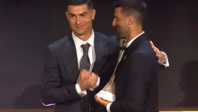 Novak Djokovic Honoured at Globe Sports Awards