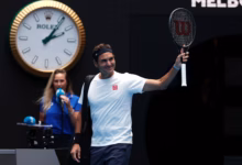 Federer steals the show in Australian Open Practice