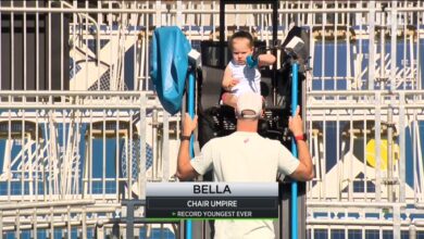Bella Bencic becomes the youngest chair umpire ever recorded