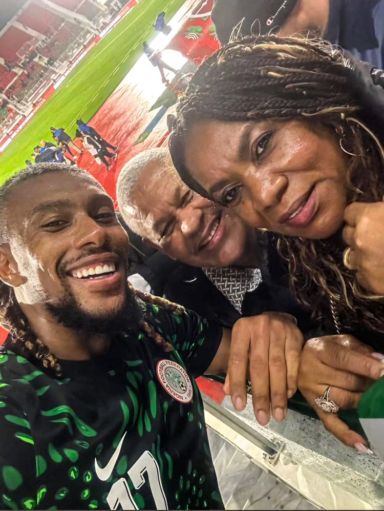Alex Iwobi has been one of Nigeria’s standout players at AFCON 2025, with his father, Chuba Iwobi, in Morocco to support him throughout the tournament.