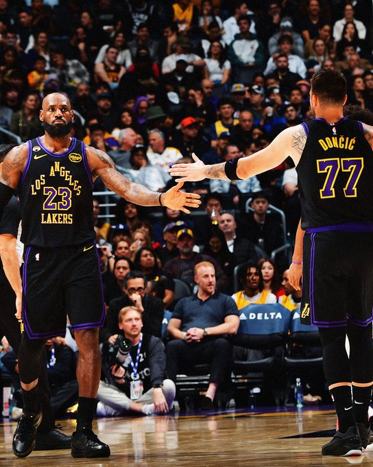 LeBron and Luka make Lakers History