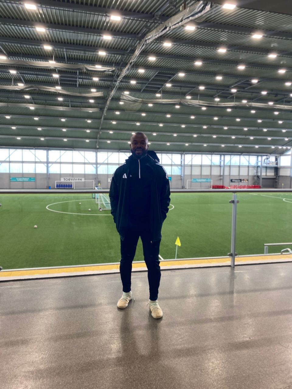 Paul Offor During his UEFA B Course 