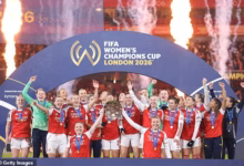Arsenal Women win women’s Champions Cup