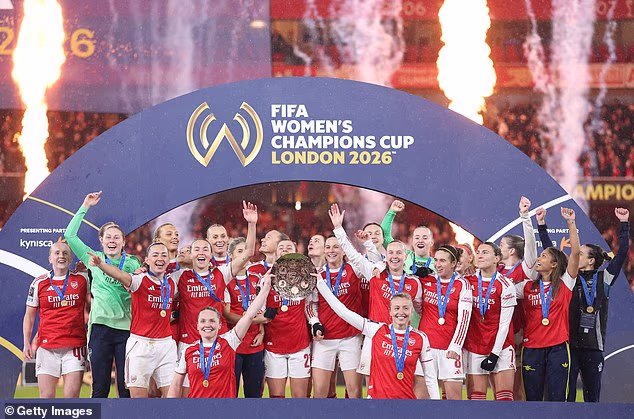 Arsenal Women win women’s Champions Cup