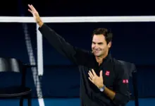 Roger Federer attends Super Bowl 2026 in Santa Clara