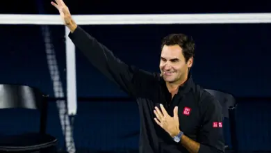 Roger Federer attends Super Bowl 2026 in Santa Clara