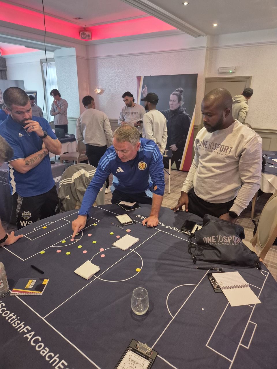 Paul Offor During his UEFA B Course 