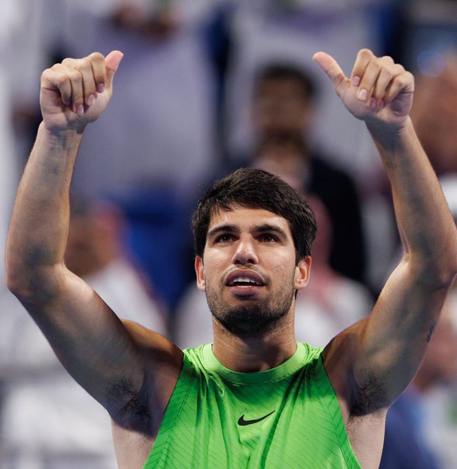 Alcaraz wins first Doha Title, improves to 12–0 in 2026