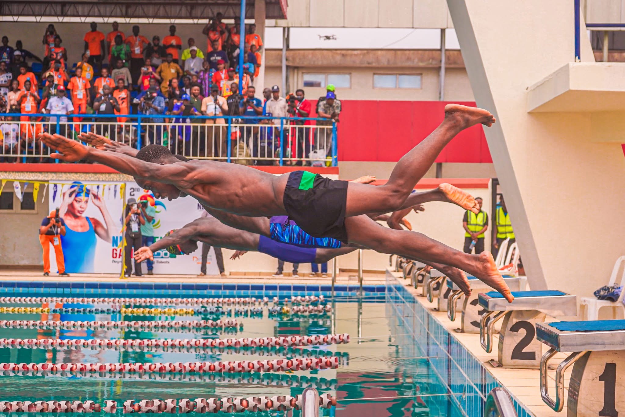The swimming events at the 2nd Niger Delta Games produced exciting races and brilliant performances. Every event awarded bronze, silver, and gold medals, with several athletes picking up multiple honours.
