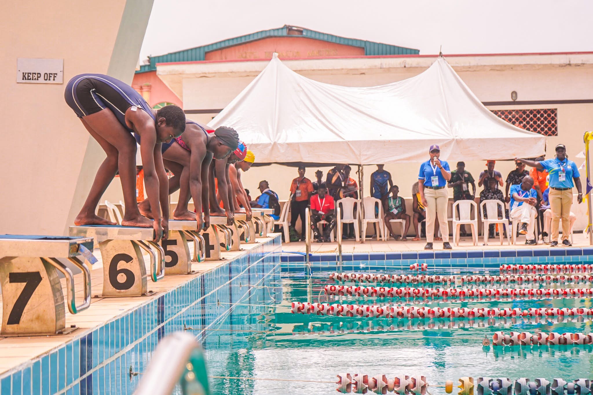 Swimming at Niger Delta Games