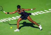 Venus Williams Indian Wells Return ends in first Round