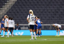 Koga scores twice as Spurs fall to Everton