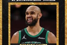 Derrick White wins NBA Sportsmanship Award