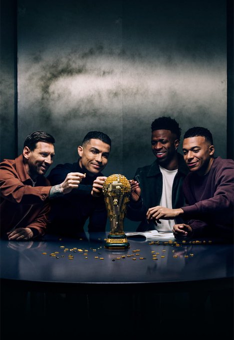 Messi, Ronaldo, Mbappé and Vinícius Star in LEGO World Cup Ad