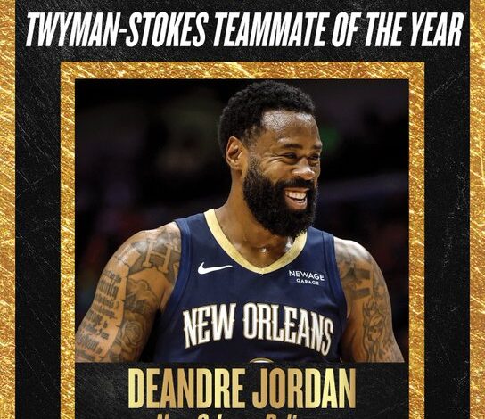 DeAndre Jordan named NBA Teammate of the Year