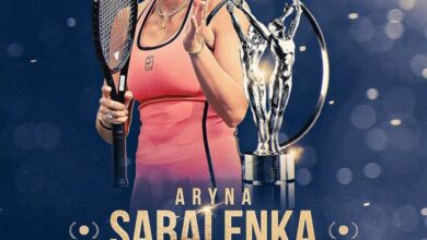 Sabalenka ins Laureus Sportswoman of the Year