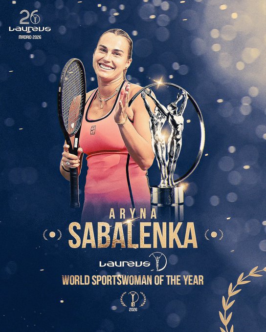 Sabalenka ins Laureus Sportswoman of the Year