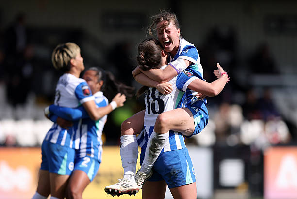 Brighton beat Arsenal to reach Women’s FA Cup semifinals