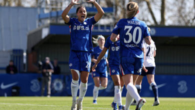 Kerr scores as Chelsea beat Spurs to reach FA Cup Semis