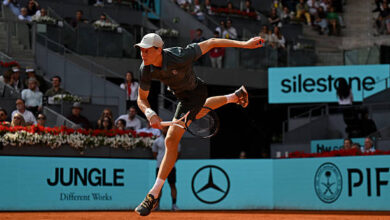 Sinner continues winning run with straight-Sets victory in Madrid