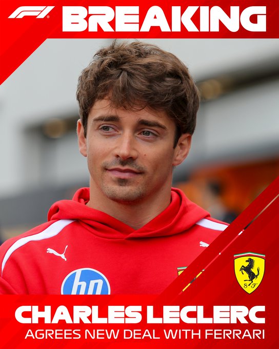 Charles Leclerc Signs New Multi-Year Ferrari Deal | SportsRation