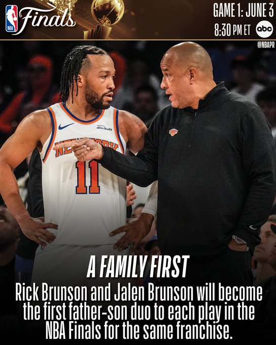Brunsons set to make NBA Finals history with the Knicks | SportsRation Brunsons set to make NBA Finals history with the Knicks | SportsRation